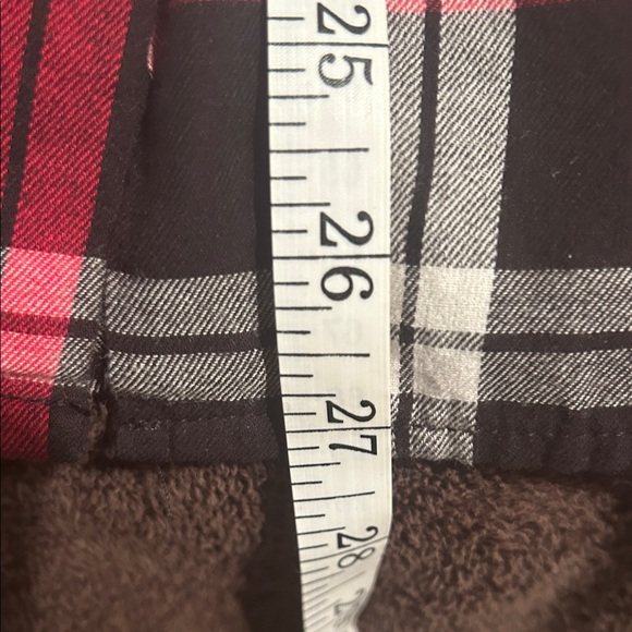 Red and Black Plaid Button Down Shirt with Pearl Accents - Picture 5 of 5